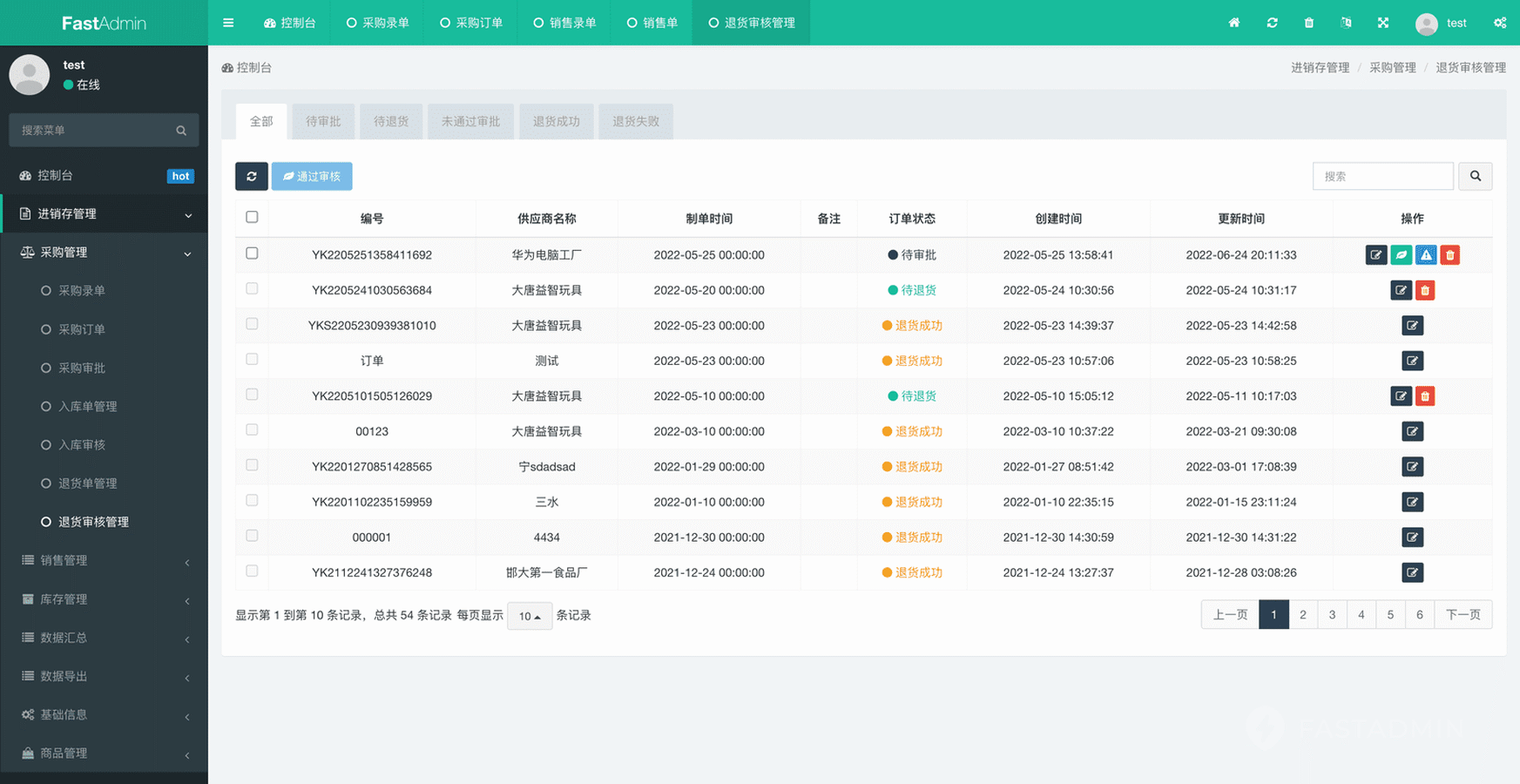 进销存系统-一款针对企业生产经营过程中的进货、出货、销售等进行全程跟踪管理的系统