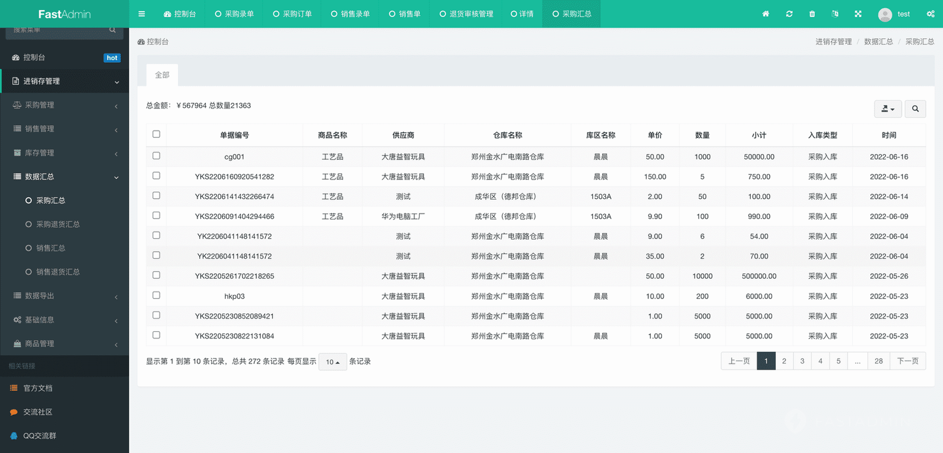 进销存系统-一款针对企业生产经营过程中的进货、出货、销售等进行全程跟踪管理的系统
